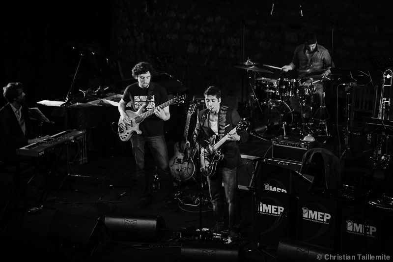 Le groupe du guitariste et chateur luxembourgeois, Stephane Colling au Café de la Danse