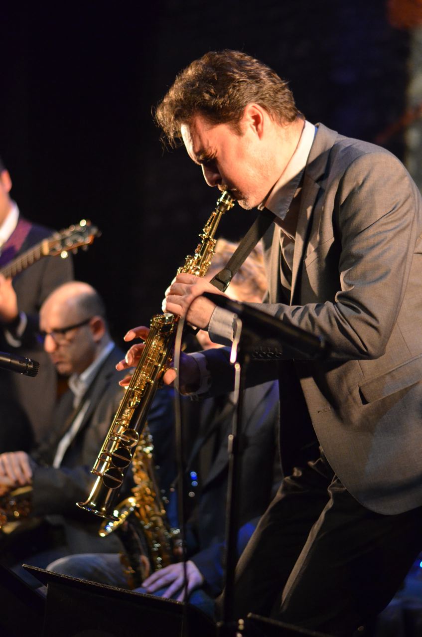 Le saxophoniste et professeur de l'IMEP Phil HilfikerRemise des Diplômes IMEP. Promotion 2014