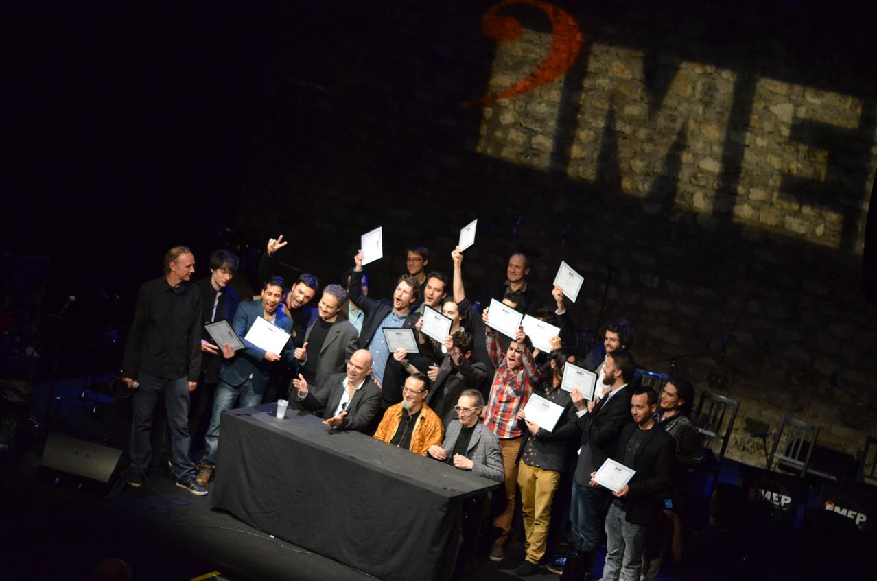 Fin de la soirée de remise des Diplômes 2014 au Café de la Danse à Paris avec Glenn Ferris