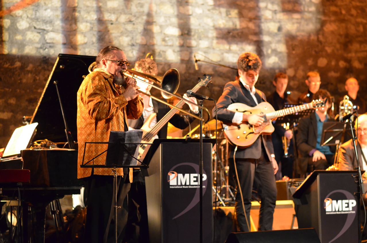 Glenn Ferris joue avec les élèves de l'IMEP et le Big Band au Café de la Danse