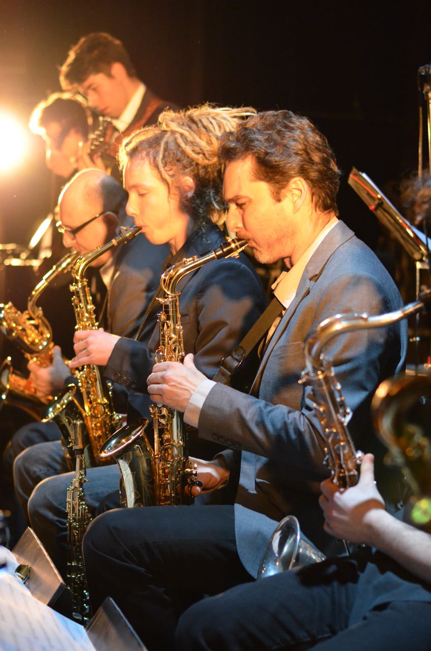 Séction cuivres, les saxophones. Remise des Diplômes de la promotion 2014 de l'IMEP Paris College of Music