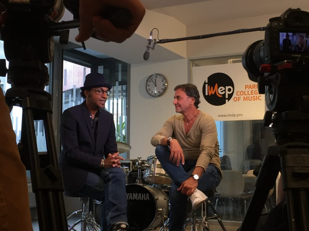 Tournage Manu Katché JC Paolini IMEP