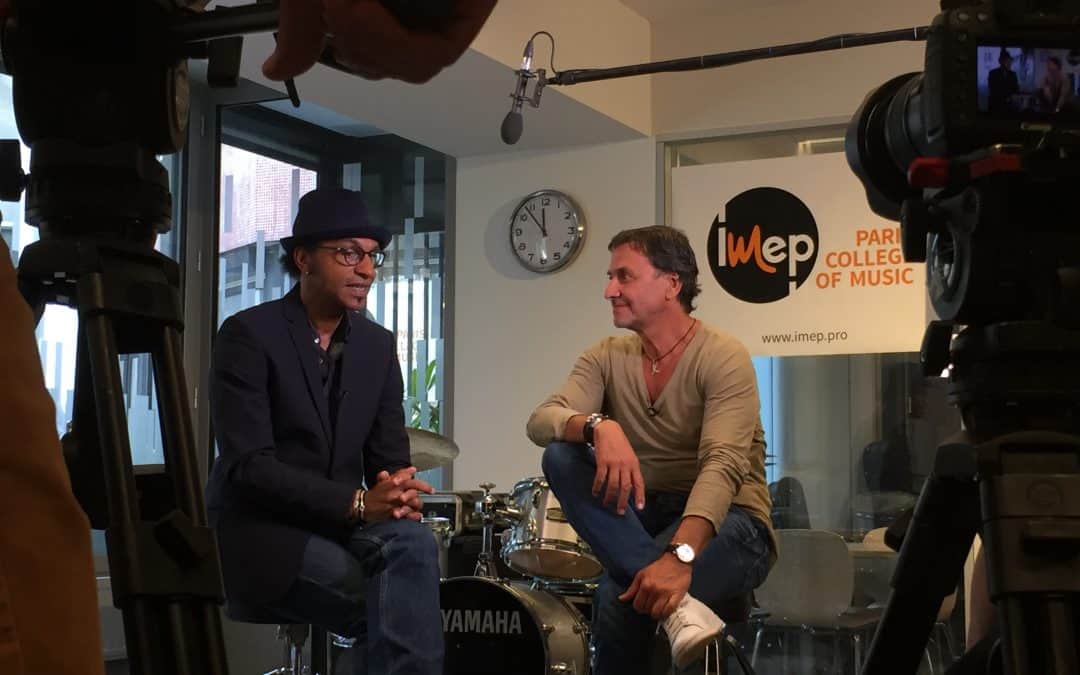 Our music school welcomes Manu Katché and Jean-Claude Paolini