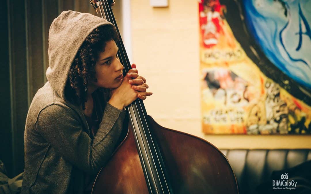IMEP PCoM alumni Sélène Saint Aimé, on stage with Steve Coleman