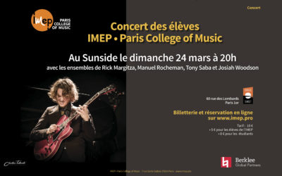 Concert des élèves au Sunside Mars 2019
