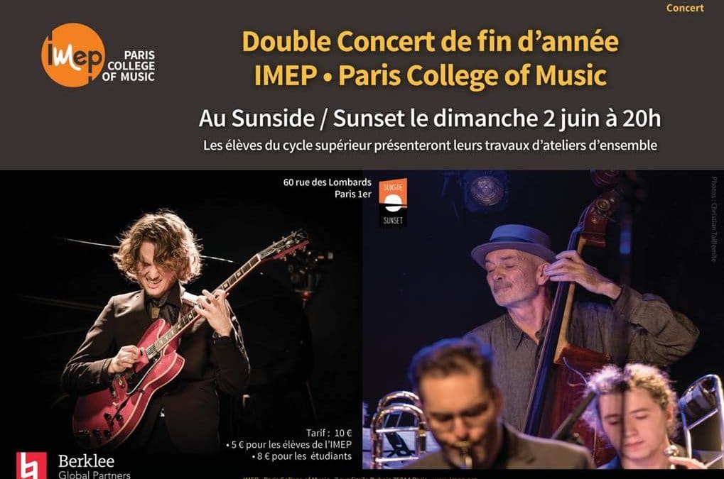 Concert fin d’année au sunset sunside paris 2019