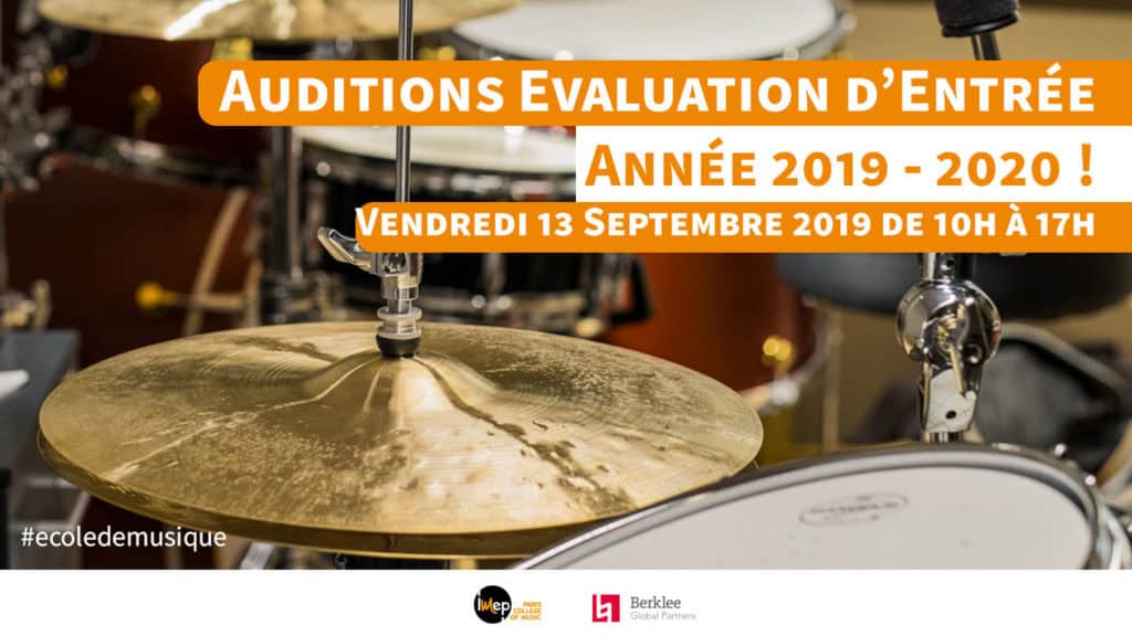 Audition 13 septembre 2019. Rentrée 2019-2020