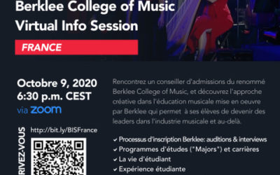 Berklee : Réunion d’information sur les admissions