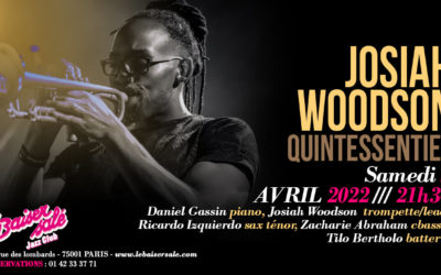 Josiah Woodson en concert au Baiser Salé samedi 2 avril 