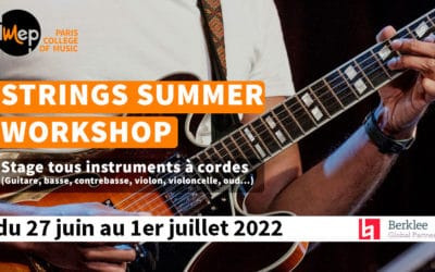 Stage d’été guitare, basse, cordes Paris