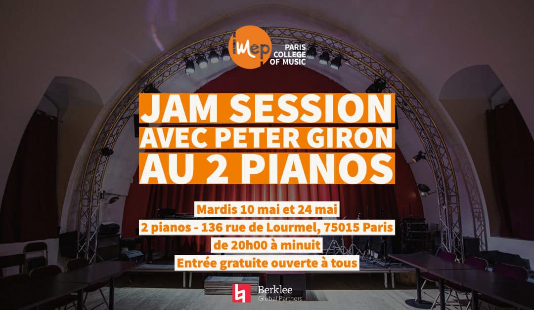 Jam session mai au 2 pianos avec peter giron