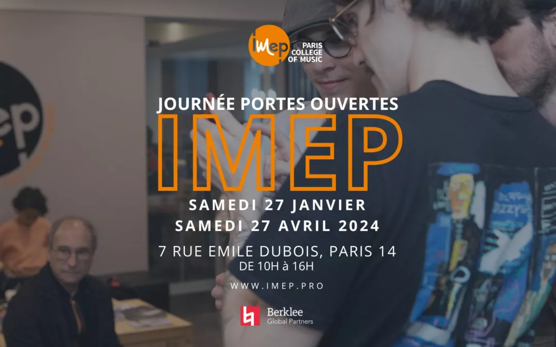 IMEP • Paris College of Music – 2024 Open Days