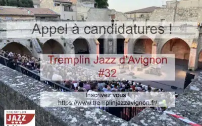 Tremplin Jazz Avignon : Appel à candidatures
